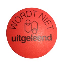 EL38607 - Etiket "Wordt niet uitgeleend"