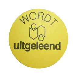 EL38609 - Etiketten "Wordt uitgeleend"