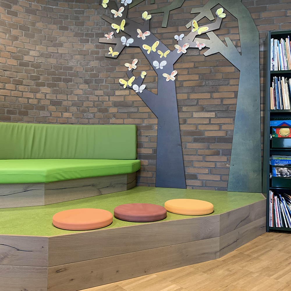 Eva schuimzitkussens