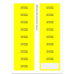 E225320 - 2 regels, max 2 x 20 tekens (lettertype: Arial 12)