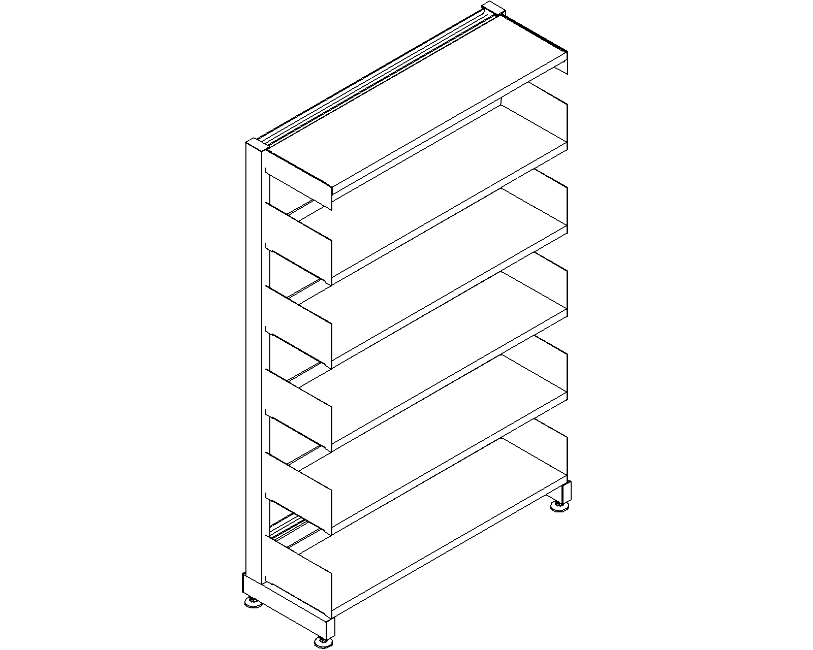 6030 starter - single-sided - H1520 - D250 - W900 - 3D.dwg