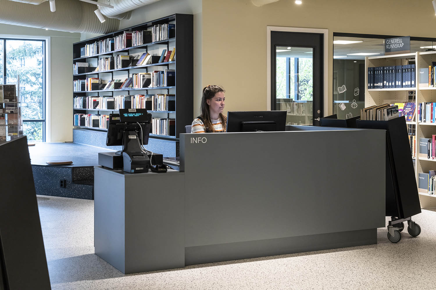 Openbare Bibliotheek Halden, Noorwegen